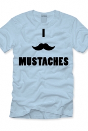 Mustache (light blue)