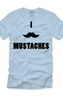 Mustache (light blue)