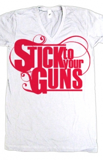 Logo V-Neck (white)