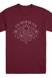 Star Of David Tee (Maroon) - Olmerikan