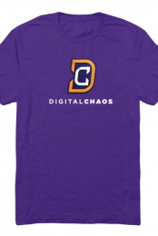 Digital Chaos Logo Tee (Purple)