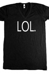 LOL V-Neck (black)