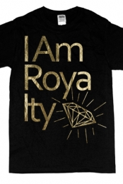 I Am Royalty Gold Foil (black)