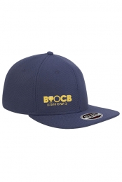 Flat Bill Logo Snapback (Navy) - BYOCB Show