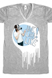 Zebra V-Neck (heather gr...