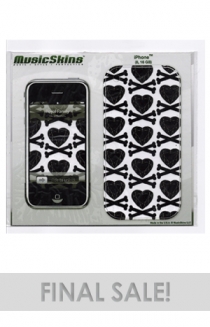 Heart Crossbones Iphone Skin