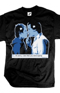 Facebook Chat (Black Crew-Neck)