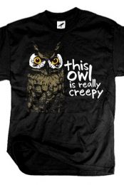 Creepy Owl (Black)