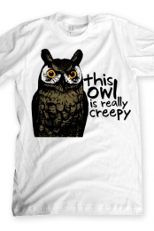 Creepy Owl (White)