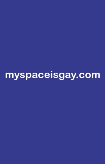 myspace is gay