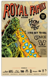 Royal Family 2010 Tour Poster