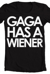 Black Gaga Crew Neck Pop Farts