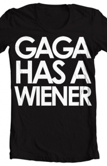 Black Gaga Crew Neck