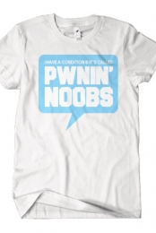 The Pwnin Noobs T-Shirt (Blue Colorway)