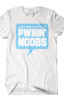 The Pwnin Noobs T-Shirt (Blue Colorway)