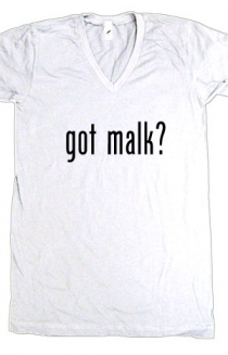 Got Malk? (White V-Neck) 
