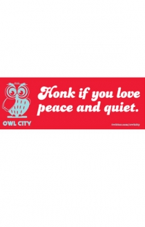 Bumper Sticker - Peace And Quiet