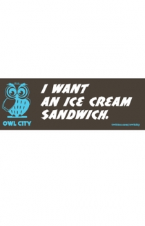Bumper Sticker - Ice Cream