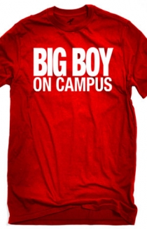 Big Boy On Campus (Red Crew-Neck)