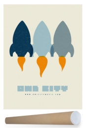 Rocketship Poster + Post...