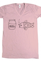 Jellyfish (Pink V-Neck)