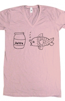 Jellyfish (Pink V-Neck)