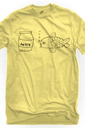 Jellyfish (Pale Yellow Crew-Neck)