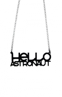 Hello Astronaut Necklace
