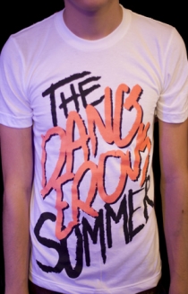 Peach Text T-Shirt