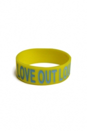 Love Out Loud Wristband (Yellow)