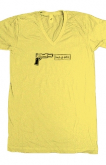 Doris (Pale Yellow V-Neck)