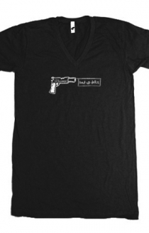 Doris (Black V-Neck)