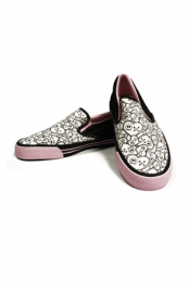 Skullentine Slip On (Bla...