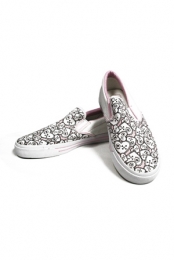 Skullentine Slip On (Whi...