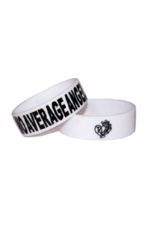 No Average Angel Wristband (White)