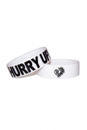 Hurry Up Wristband (White)