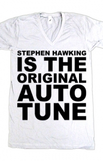 Stephen Hawking V-Neck (White)