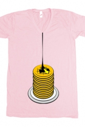 Waffles V-Neck (Pink)