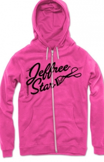 Deep Pink Queen Bitch Hoodie (with Silver Foil)