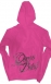 Deep Pink Queen Bitch Hoodie (with Silver Foil): queenbitch_deeppink2.jpg