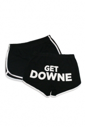 Get Downe Booty Shorts (Black)