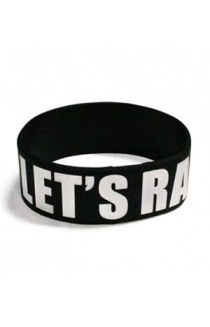 Let's Rage! Wristband (Black)