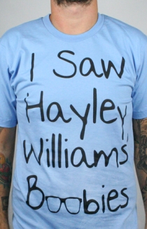 Hayley Williams Boobies (Baby Blue)