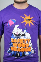 Polar Bear in the Sun (Purple)