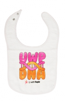 White UWP DNA Terry Bib