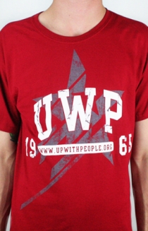 Red UWP Collegiate T-Shirt