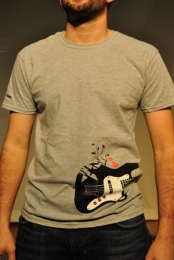 Gray Guitar T-Shirt