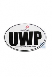 UWP Oval Sticker