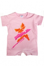 Pink Star Romper