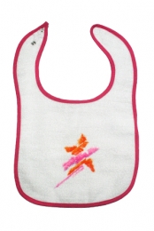 White Star Terry Bib (Pi...